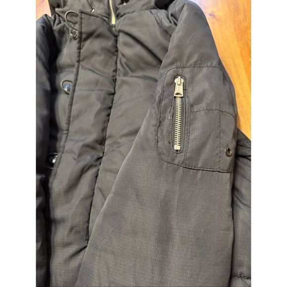 Alcott Company Men’s Explorer Parka Puffer Style Hooded Coat Black Size Small - Picture 6 of 13